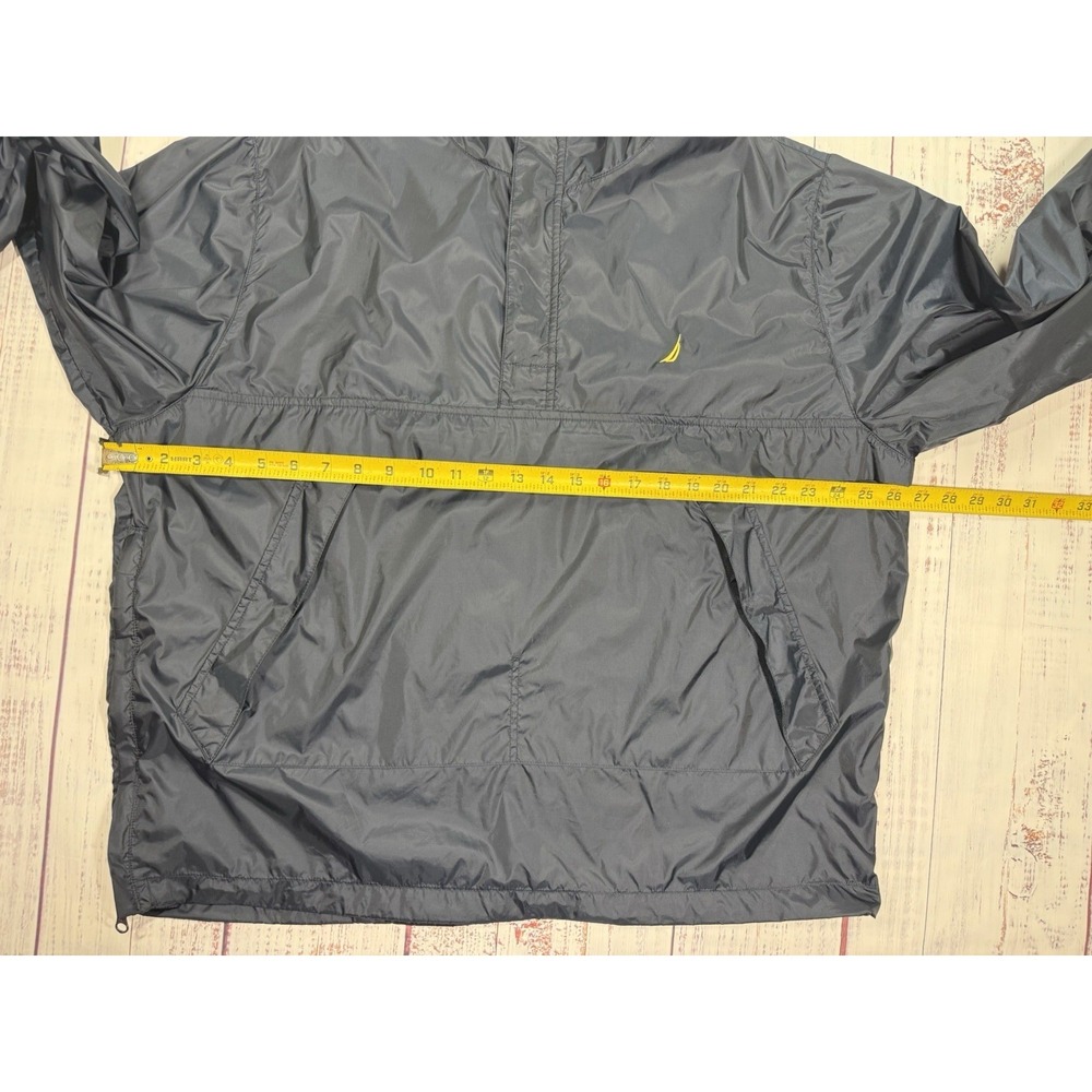Nautica Wind Breaker Men's Size L Blue Lightweight Embroidered Casual Comfort - Picture 6 of 7